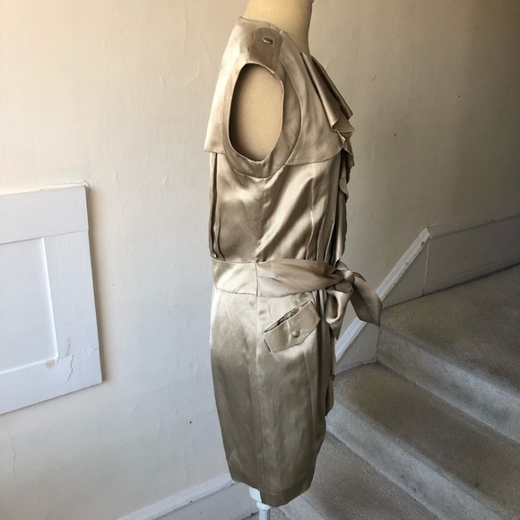 Cynthia Steffe Utility Ruffle Zip Front Mini Dress - Picture 2 of 9